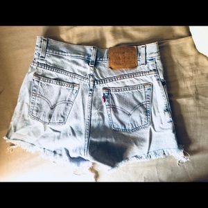 High Waisted Jean Levi Shorts